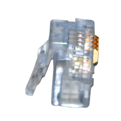 Emerson 32-5994UL Modular Plug for Round Solid RJ11 Cable