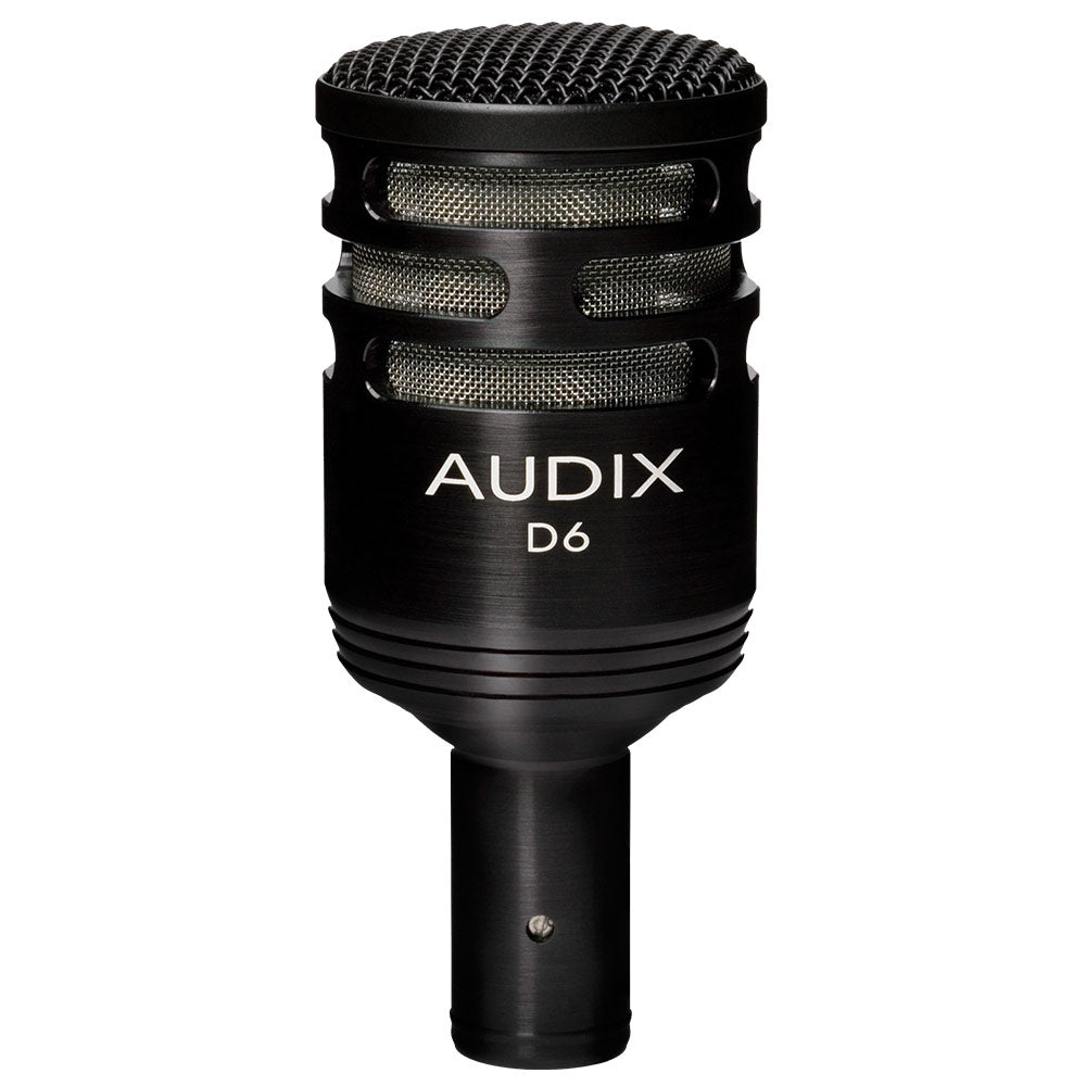 Audix D6 Compact Pre-Emphasized Dynamic Microphone Contoured For Kick Drum, Bass Cabinets