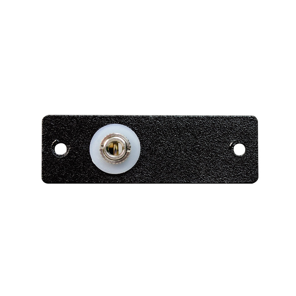 Wiremold AV7005BK AVIP Series 3.5mm Stereo Mini Jack to Captive Screw Terminal Plate