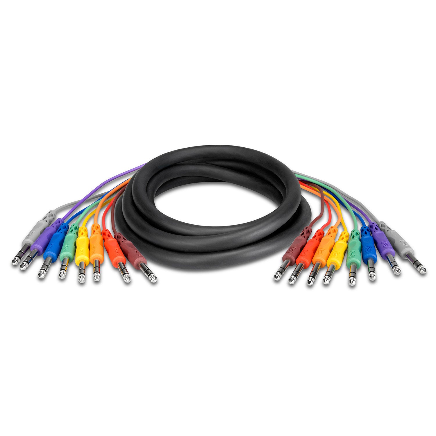 Hosa CSS-801 Balanced Snake, 1/4 inch TRS to Same, 3.3 feet