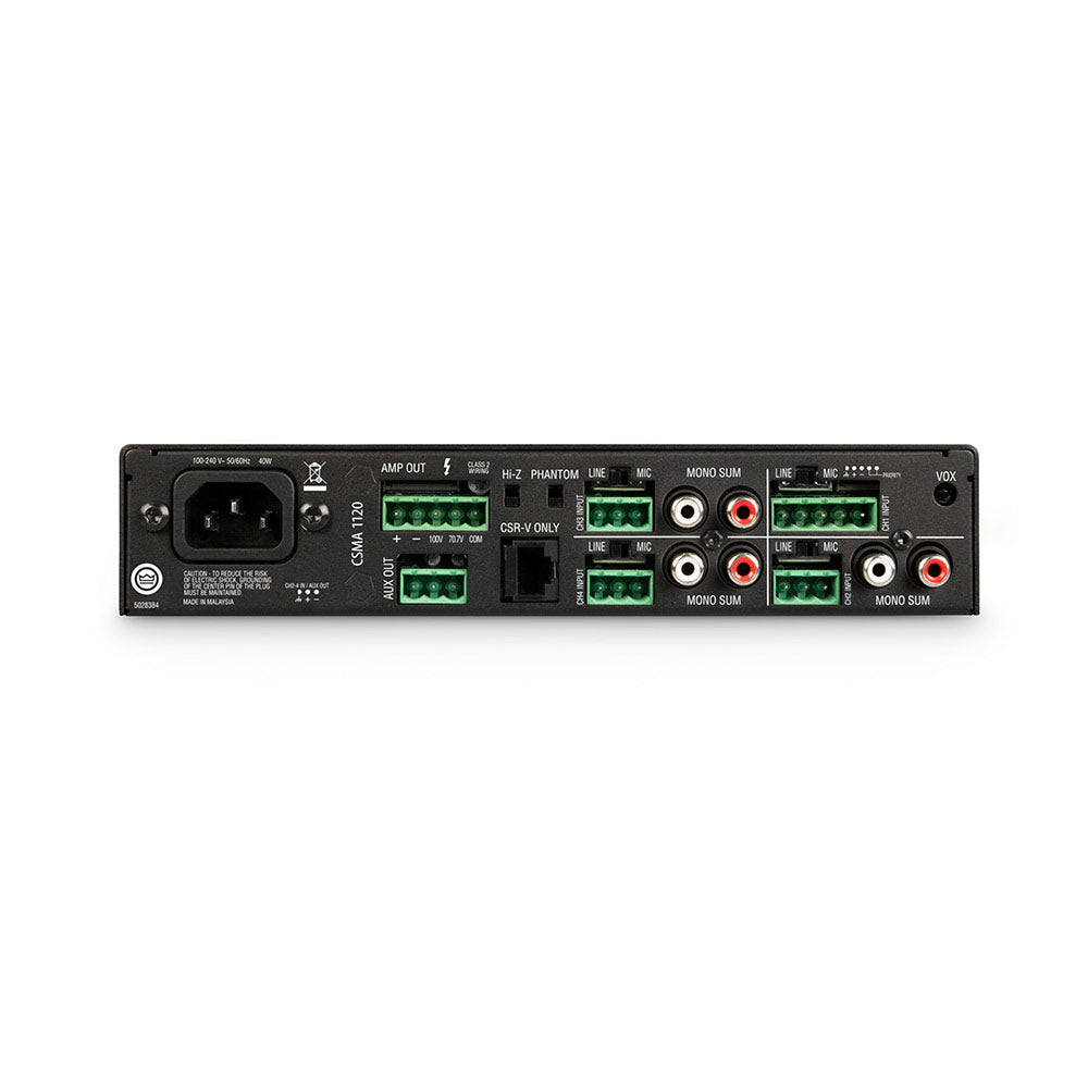 JBL CSMA1120 4 Channel 120 Watt Installation Mixer/Amplifier