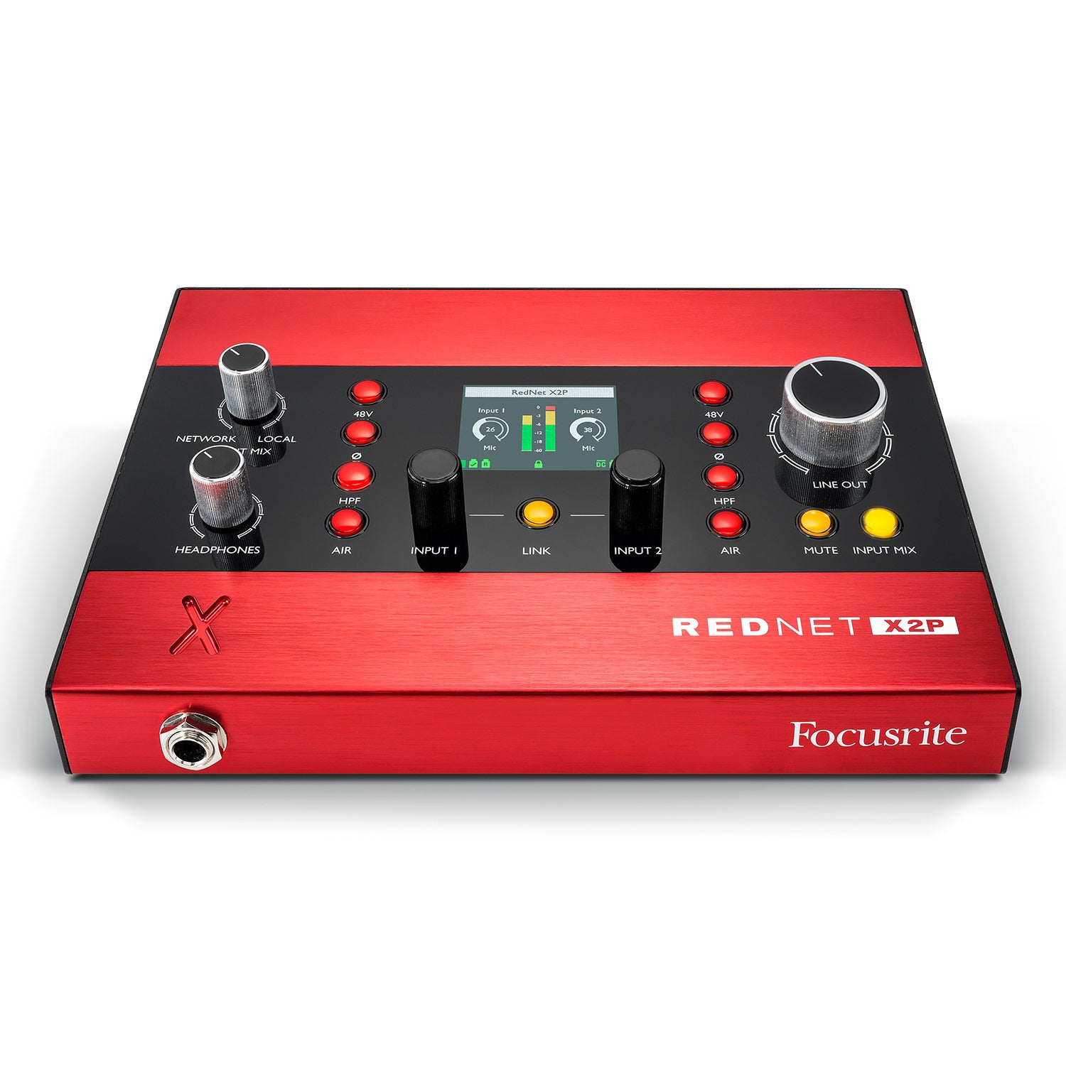 Focusrite RedNet X2P 2-Input/2-Output Dante Audio Interface