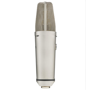 Warm Audio WA-87 R2B LDC Microphone - Nickel Color with Shock Mount, Hard Mount & Wood Box