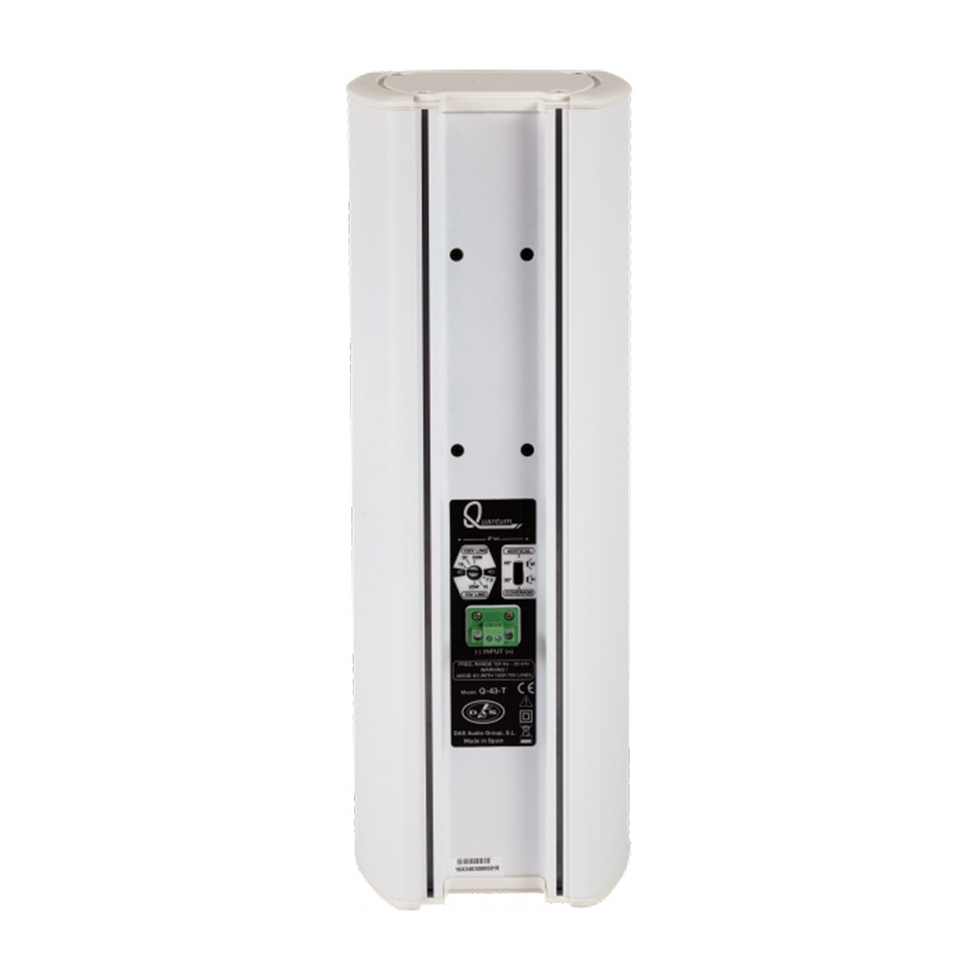 DAS Q-43-TW - Quad 3-Inch Full-Range 70/100V Install Loudspeaker (White)