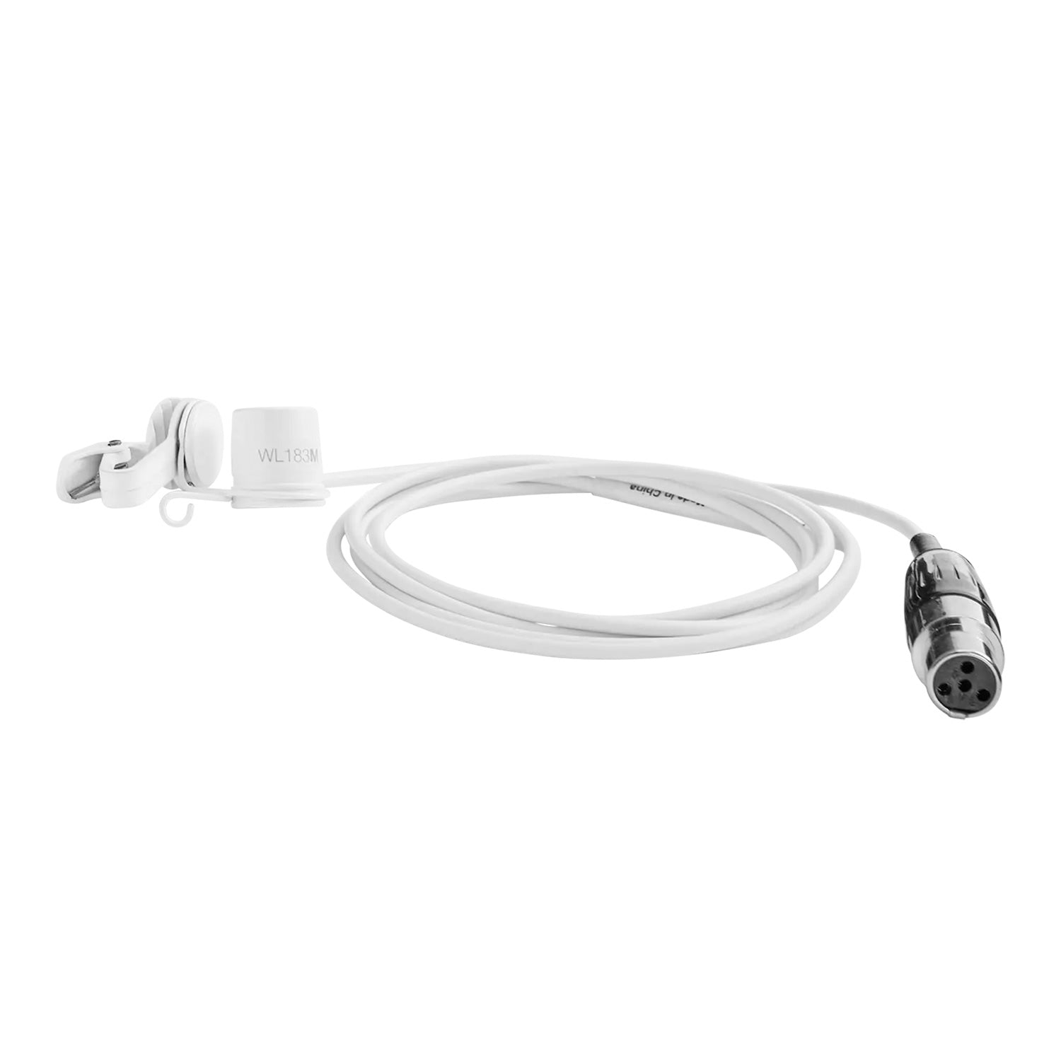 Shure WL183MW/O-TQG - Omnidirectional Lavalier Microphone (White / TA4F)