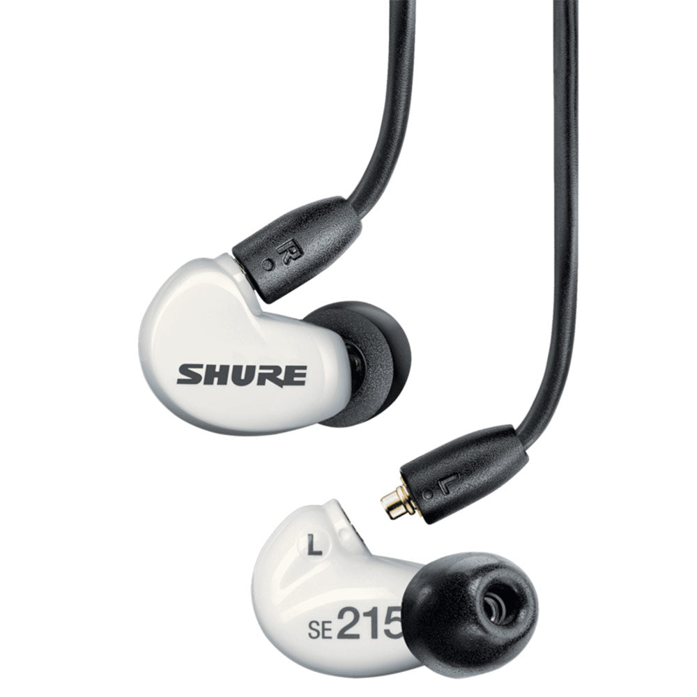 Shure SE215DY AIONIC 215 Sound Isolating Earphones with Universal Cable (White)