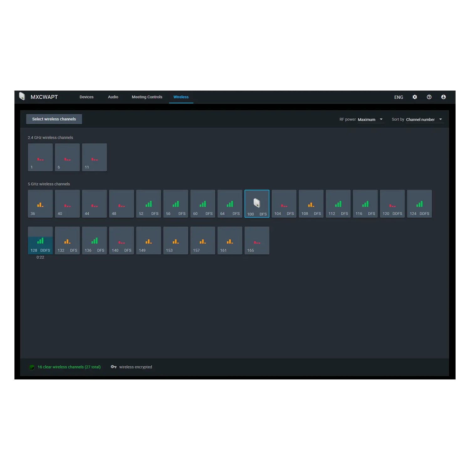 Shure MXCWAPT-B - Access Point Transceiver for MicroFlex Complete