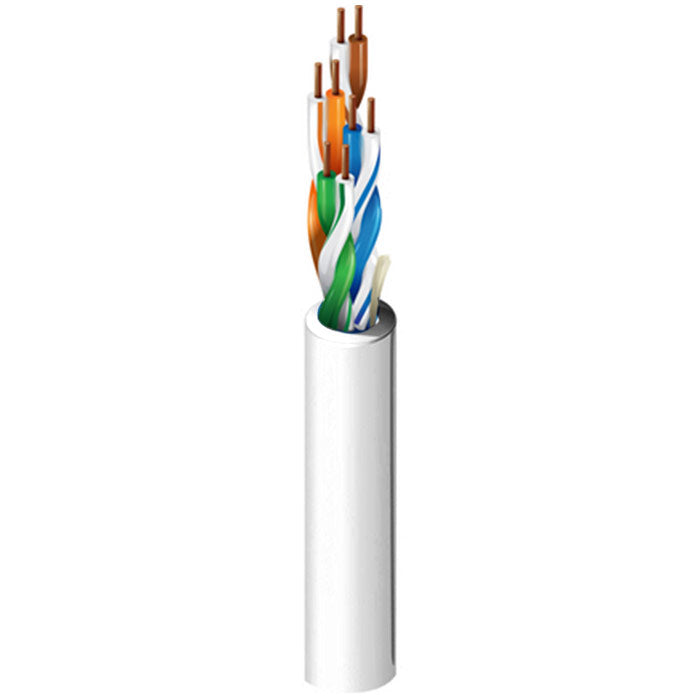 Belden 1583A Cat5e Non-Bonded Network Cable (White/1000 Foot Spool)