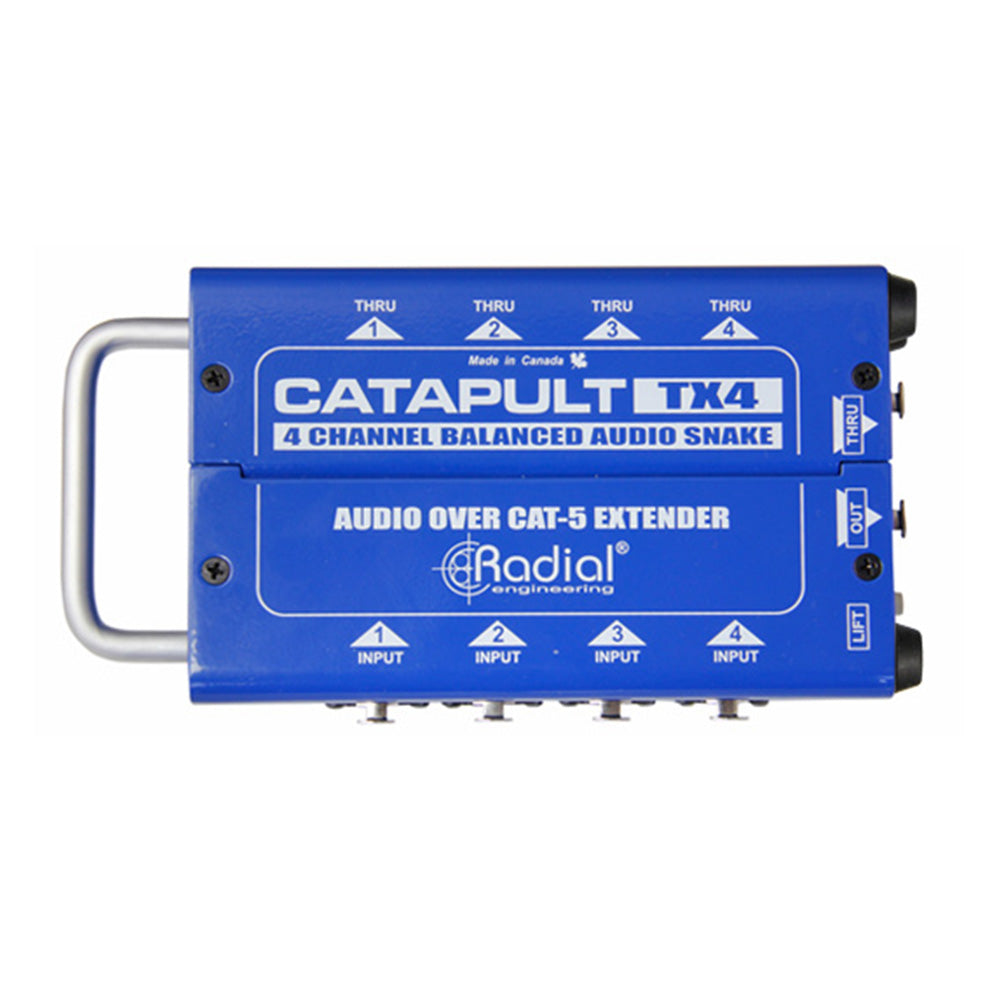 Radial Engineering Catapult TX4 Cat5 Audio Receiver (4x4 XLR In/Out)