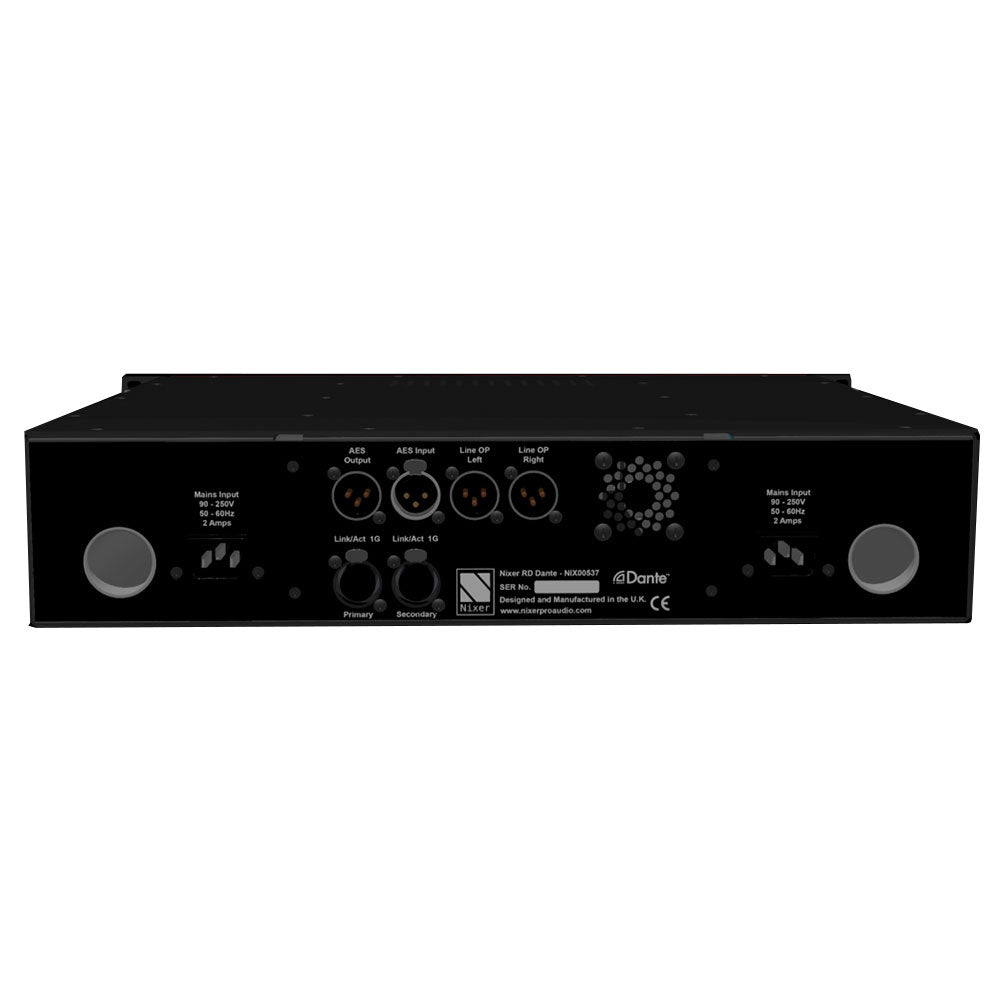 Nixer RD-Dante - Rack Mount Dante Network Confidence Monitoring and Diagnostics Tool