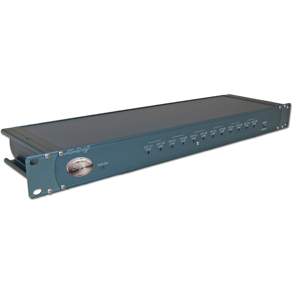 Glensound Signature ADA 2:6G 1 Input / 6 Output Stereo Distribution Amplifier With Gain Controls