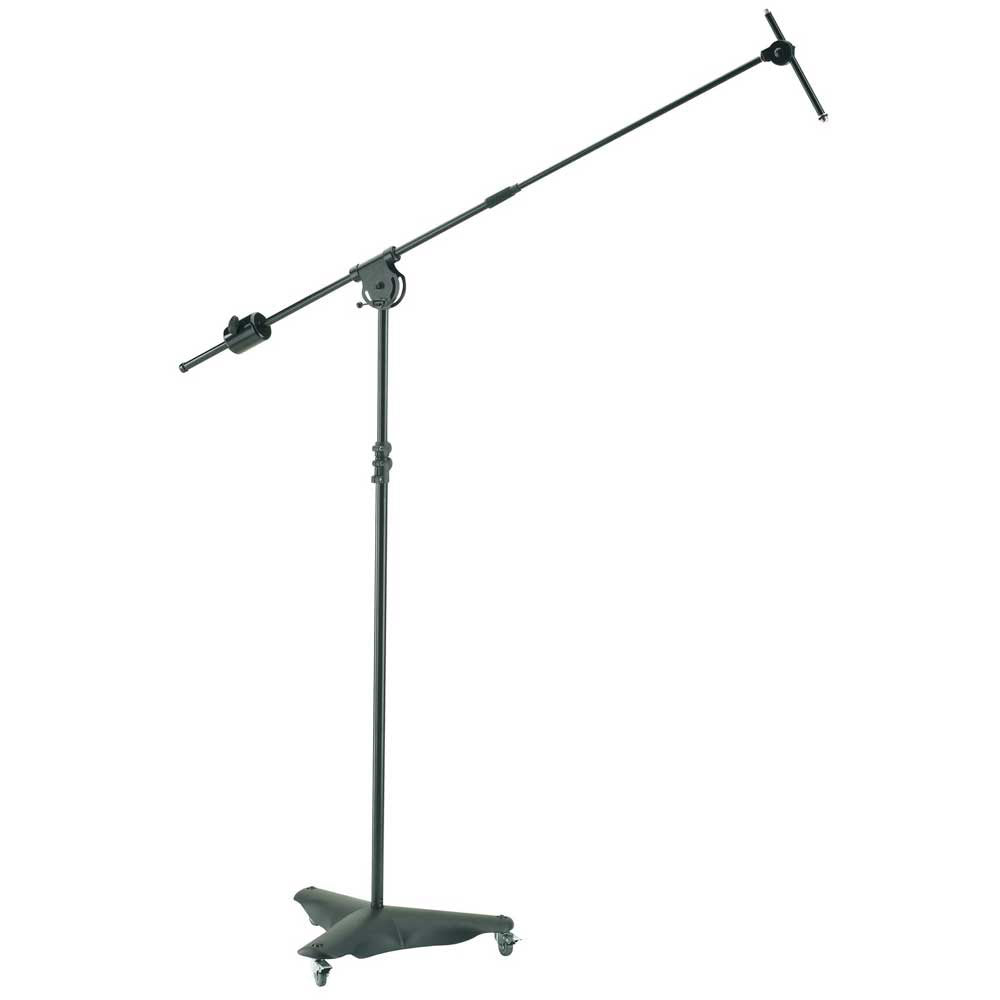 K + M 21430 Heavy Duty Overhead Boom Microphone Stand