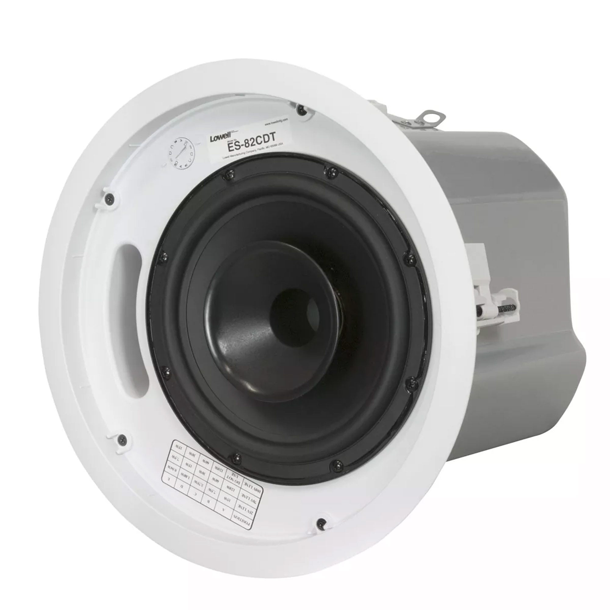 Lowell ES-82CDT - 8-Inch Coaxial In-Ceiling Loudspeaker with HF Compression Driver
