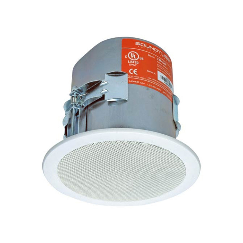Soundtube CM400I-WH - Two-Way 4-Inch In-Ceiling Loudspeaker (White)