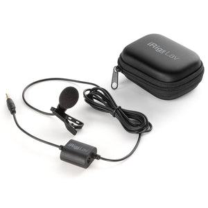 IK Multimedia iRig Mic Lav - Compact Lavalier Microphone for Smartphones or Tablets