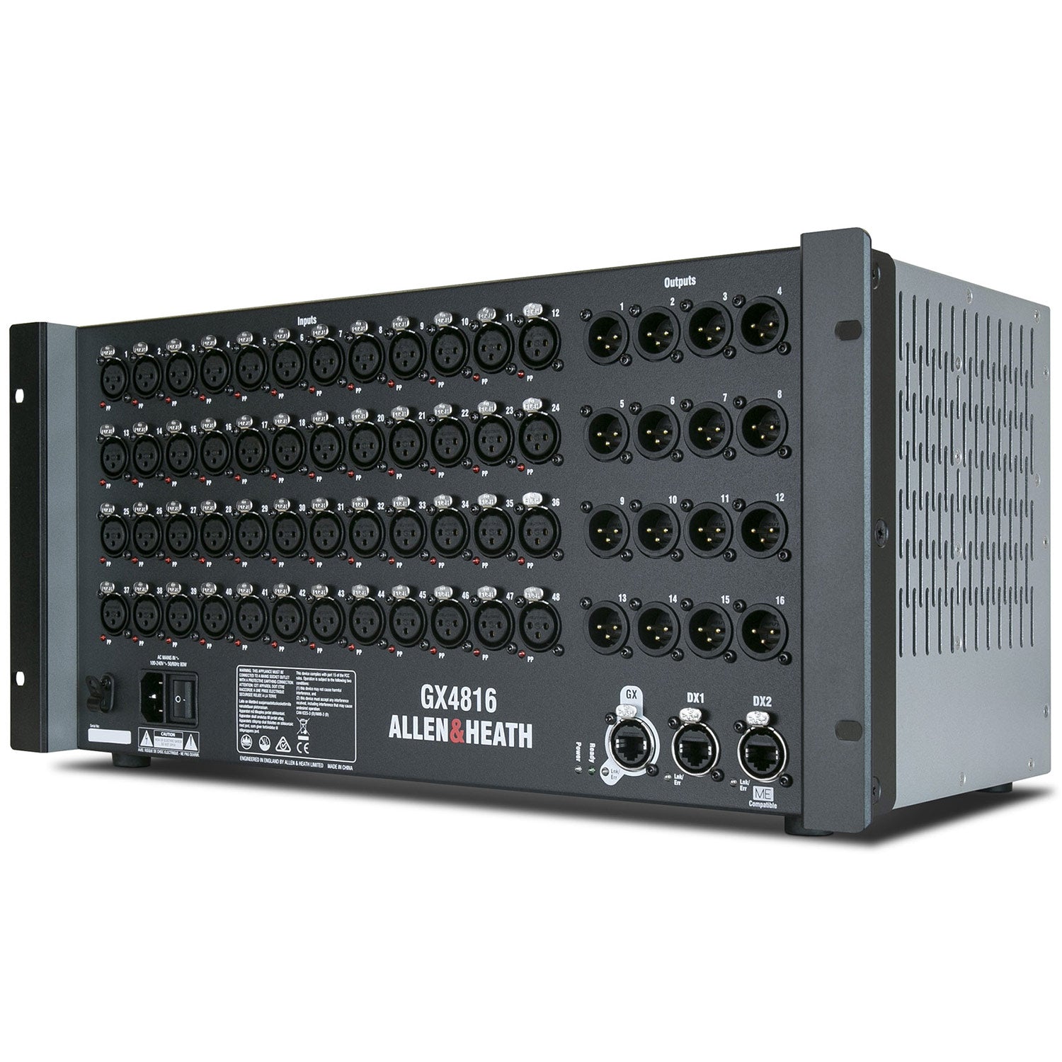 Allen and Heath GX4816 48 XLR Input / 16 XLR Output Audio Expander with DX and ME Connectivity