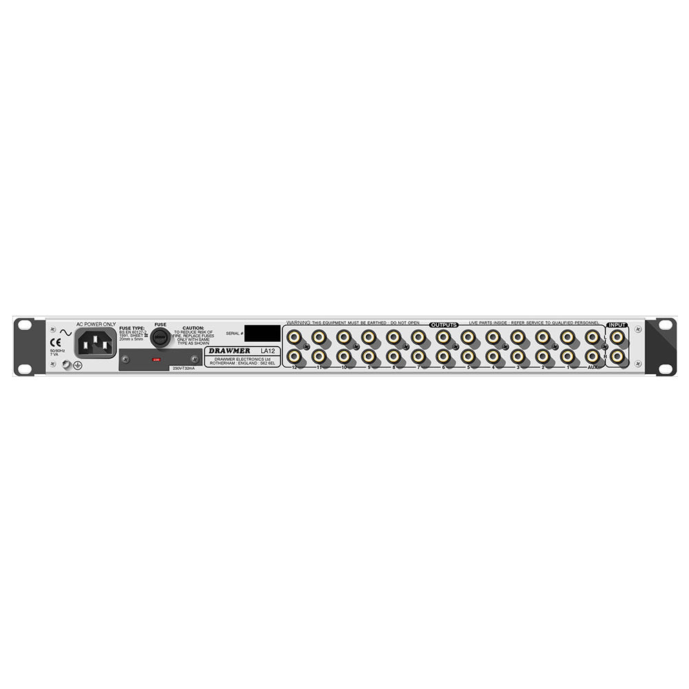 Drawmer LA12 12-Way Line Distribution Amplifier