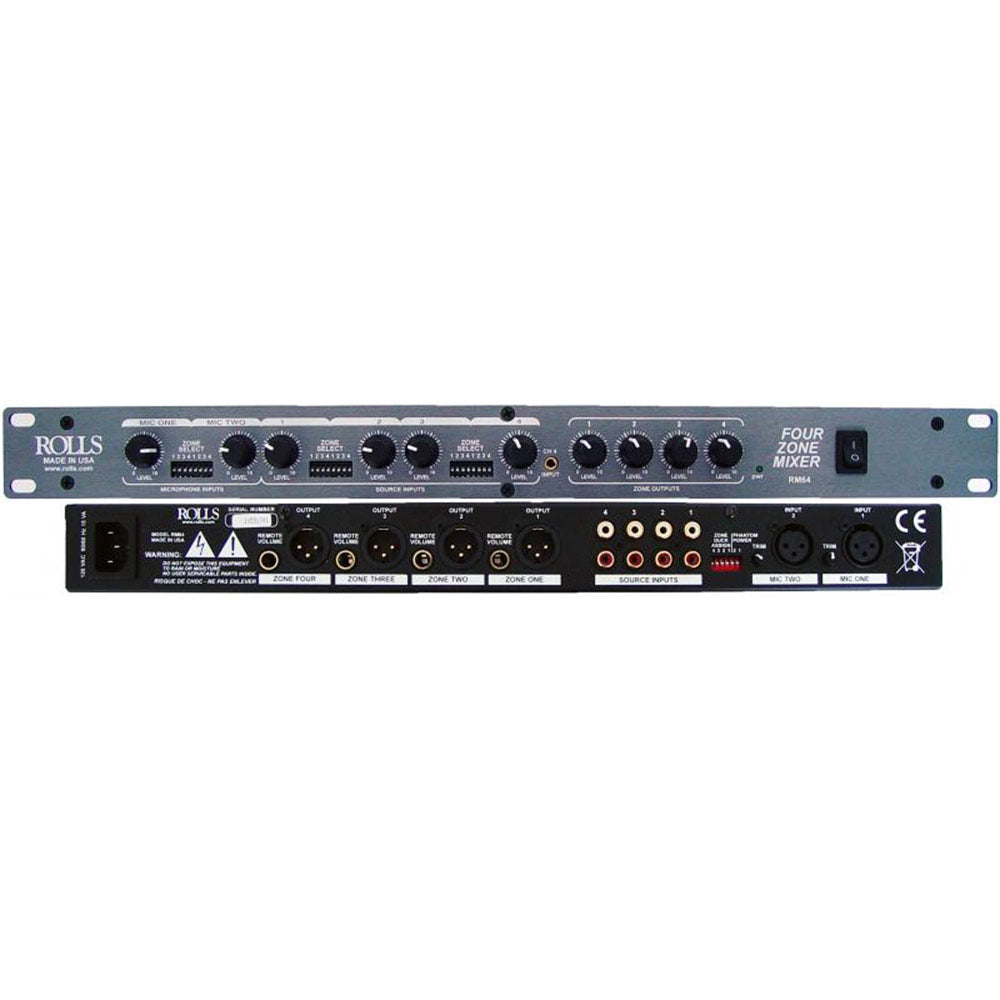Rolls RM64 Four Zone Mixer
