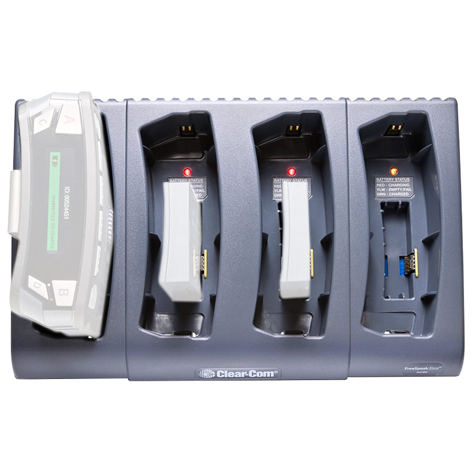 Clear-Com AC80 - FreeSpeak Edge 4-Bay Beltpack Battery Charger
