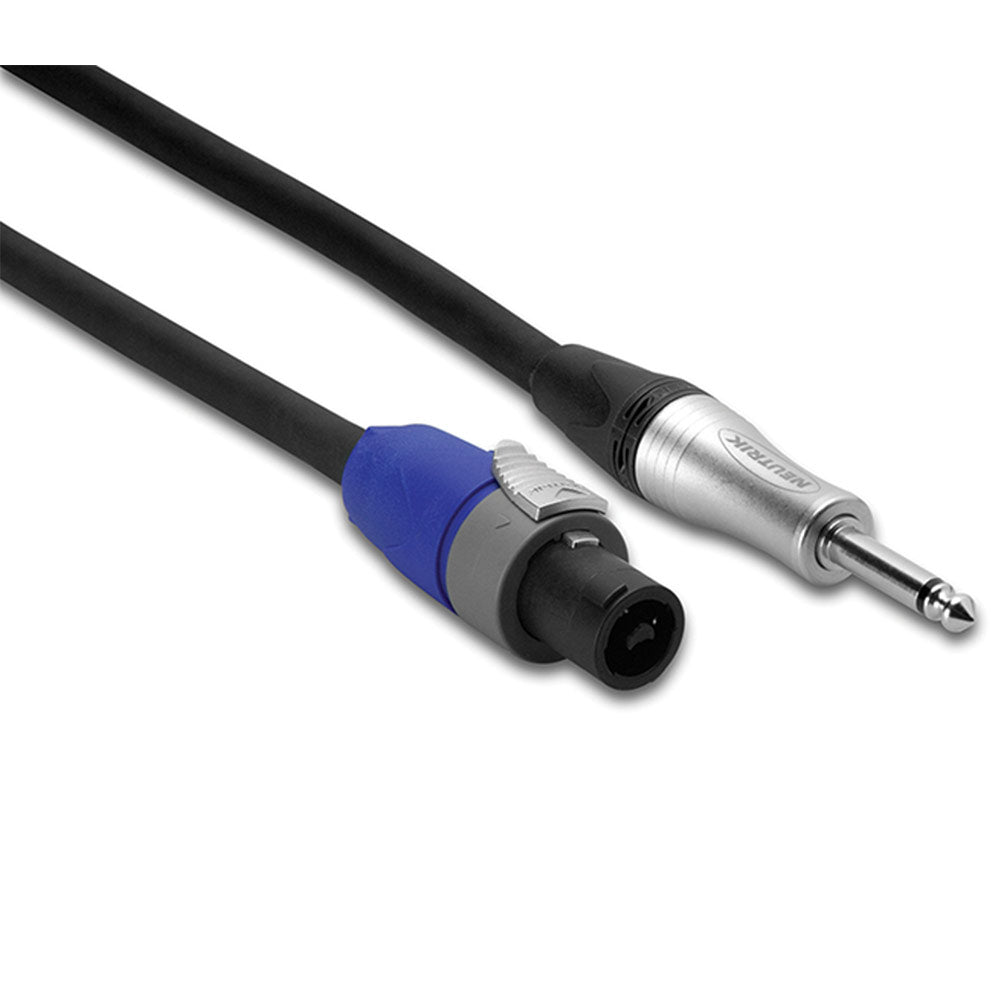 Hosa SKT-215Q Edge Speaker Cable, Neutrik speakON to 1/4 inch TS, 15 feet