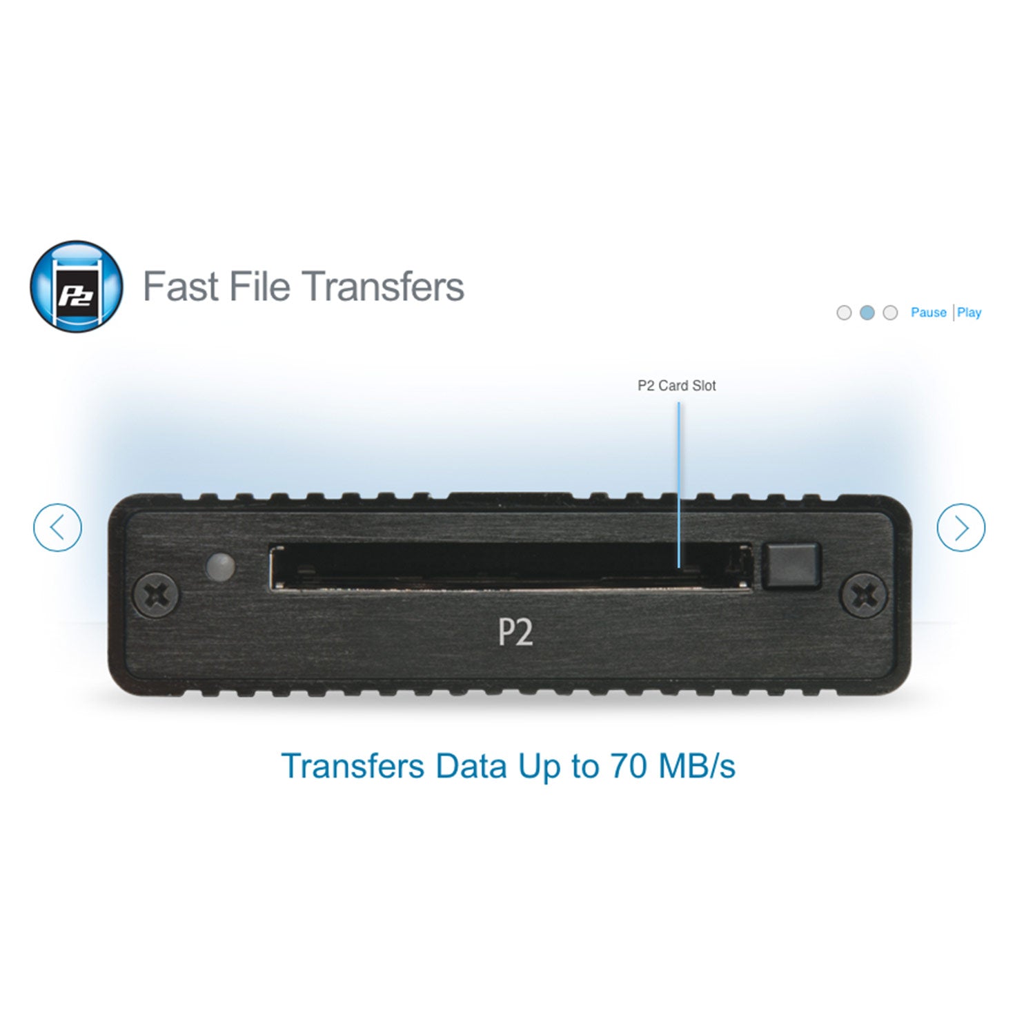 Sonnet TB-P2 - Thunderbolt 2 Pro P2 Card Reader