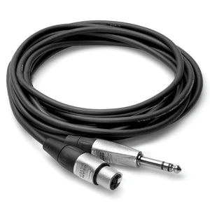 Hosa HXS-100 Pro Balanced Interconnect, REAN XLR3F to 1/4 inch TRS, 100 feet