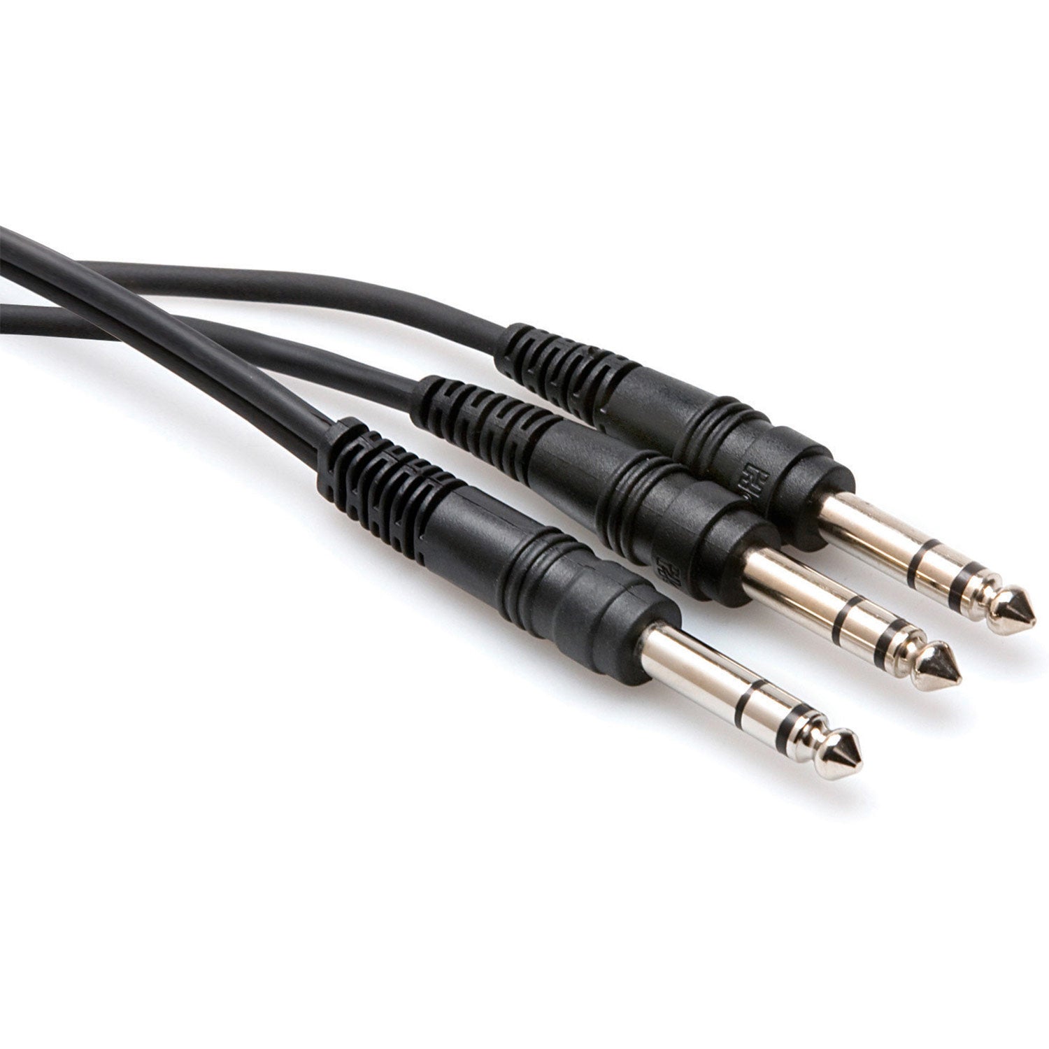 Hosa CYS-105 Y Cable, 1/4 inch TRS to Dual 1/4 in TRS, 5 feet