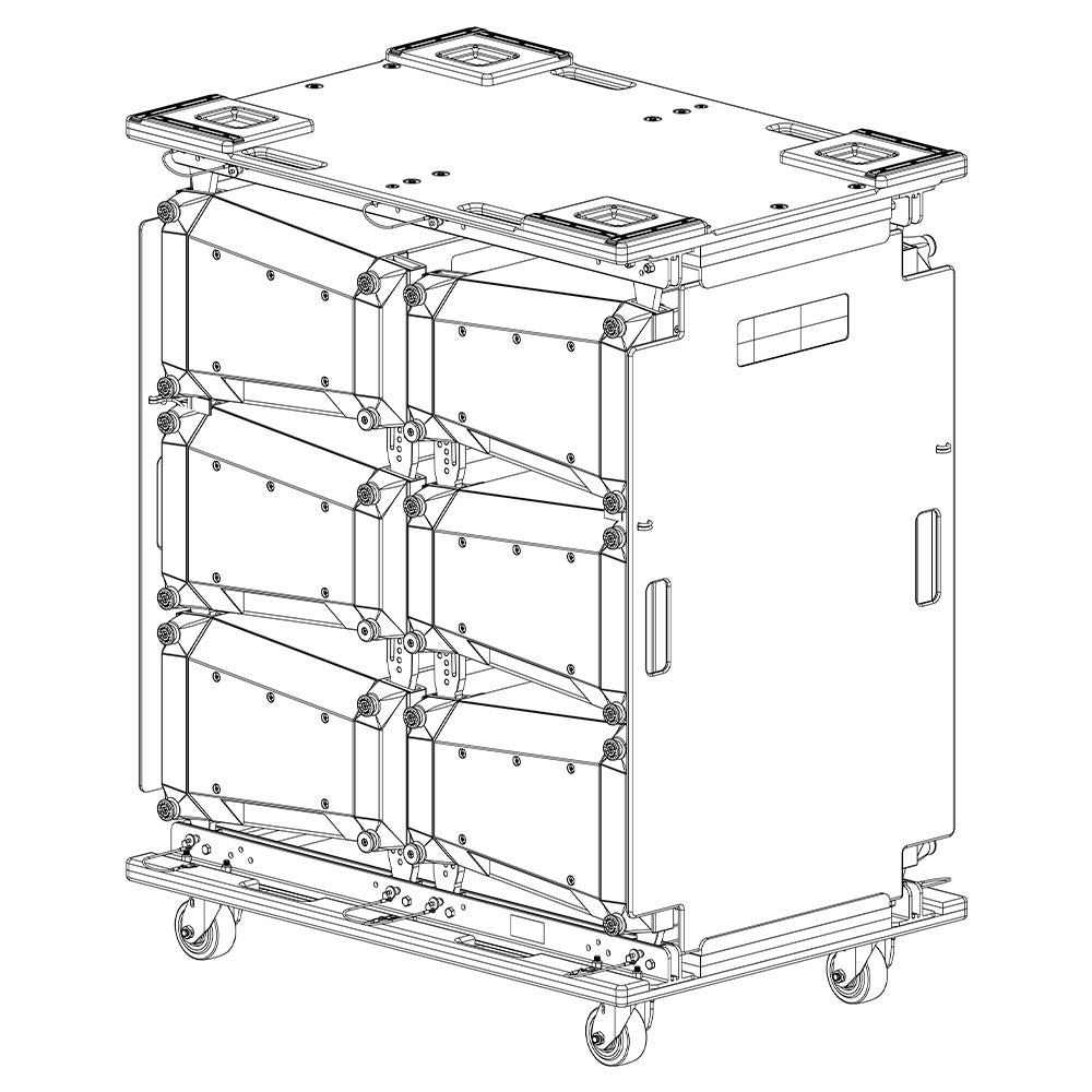 Electro-Voice X12T-DOLLY - Transport Dolly for Six X1 or X2 Line Array Loudspeakers