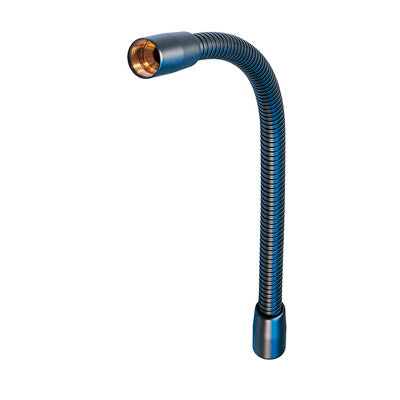 Neutrik GN36 Black Microphone Gooseneck with 3 Pin XLR Connector and Cable passthrough - 14 inches