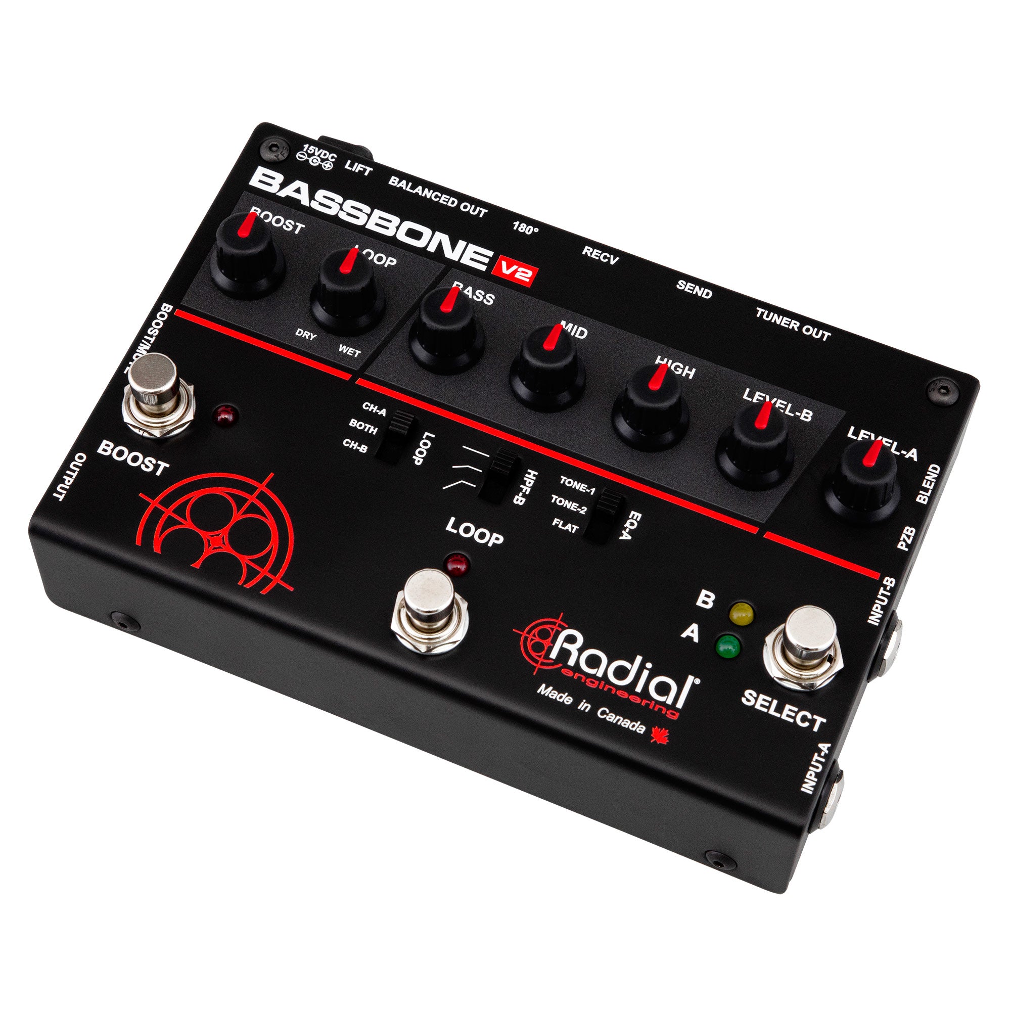 Radial Engineering ToneBone BassBone V2 Bass Preamp and DI Box