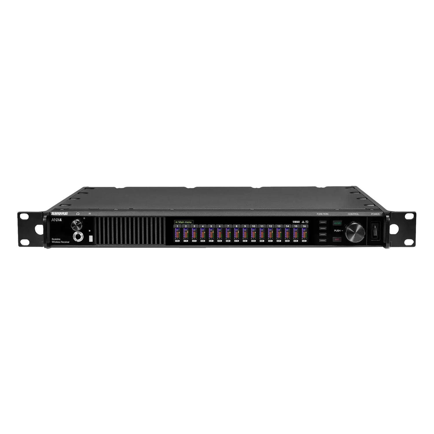 Shure ANX4 - Scalable Wireless Receiver for Axient Digital and ULX-D Systems