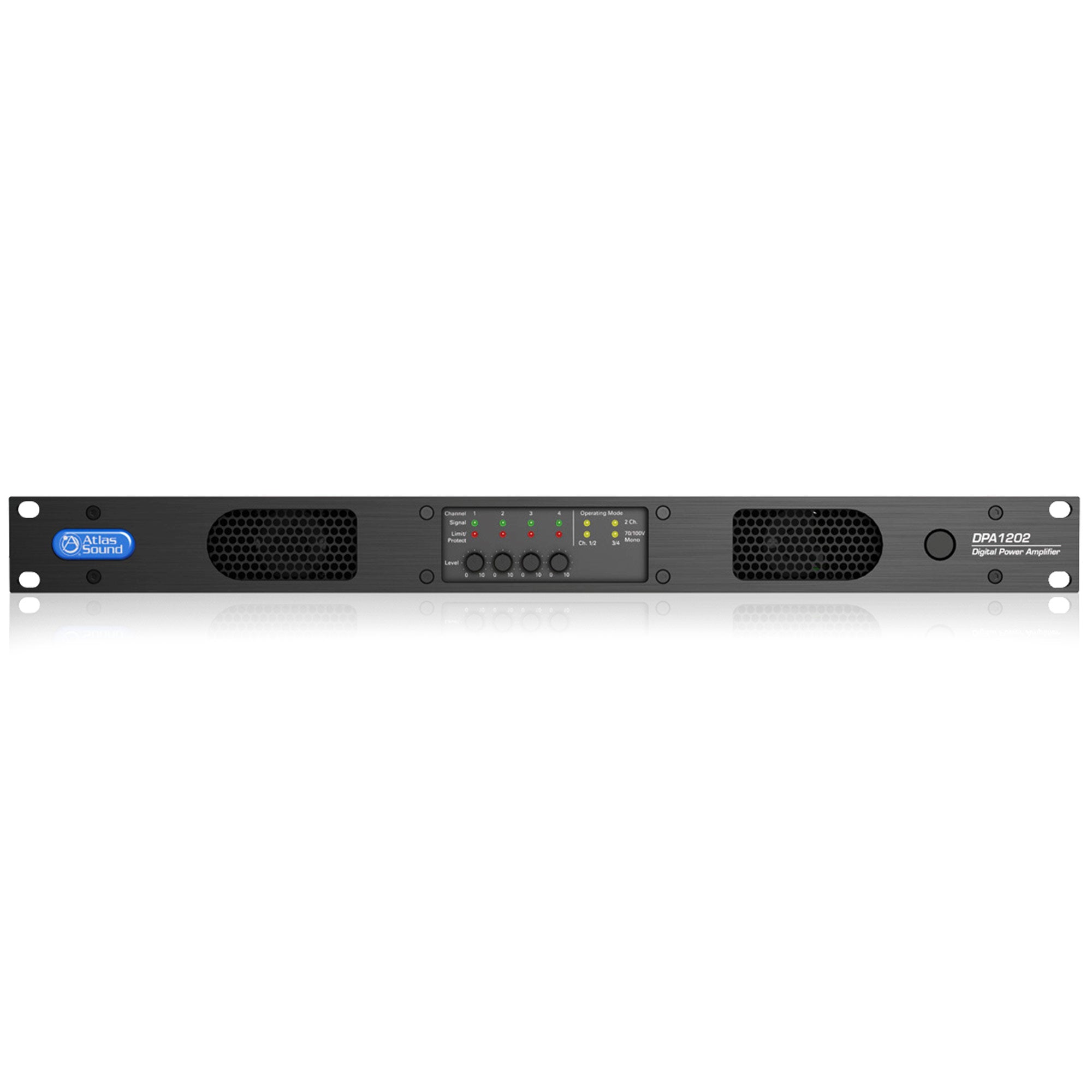 AtlasIED DPA1202 - 1200-Watt 2 Or 4-Channel Configurable Network Power Amplifier
