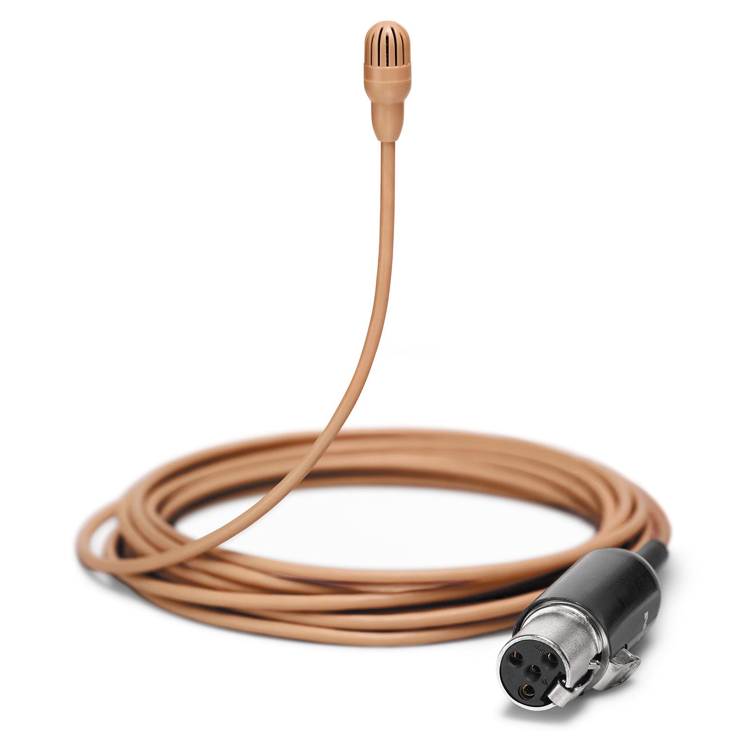 Shure TwinPlex TL47C/O-MTQG-A Subminiature Lavalier Microphone (Low Sens, MTQG, Cocoa)
