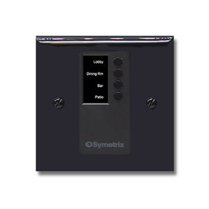 Symetrix W2 - Wall Mount IP Controller for Symetrix DSP Systems (Black / Euro)