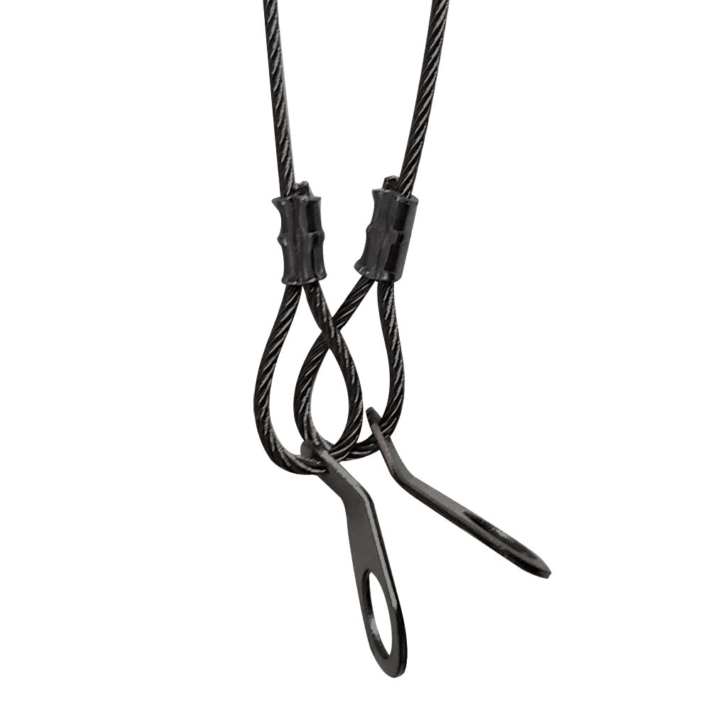 Adaptive Technologies SC-016-B - Safeties Series Wire Rope Safety Cable (16" / Black)