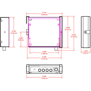 RDL EZ-SX4 Stereo Audio Input Switcher - 4X1