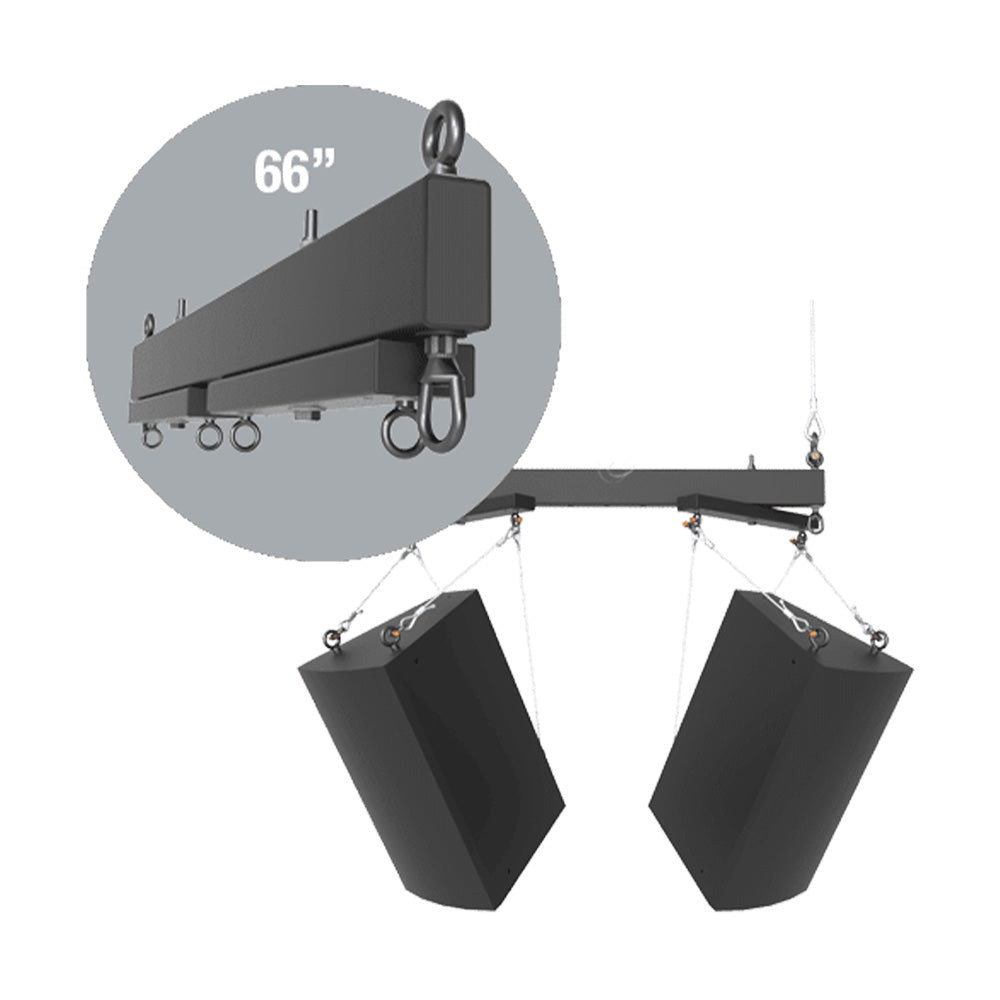 Adaptive Technologies SAS-2WA-66 - Two-Way Array Series Dual Loudspeaker Suspension / Aiming System