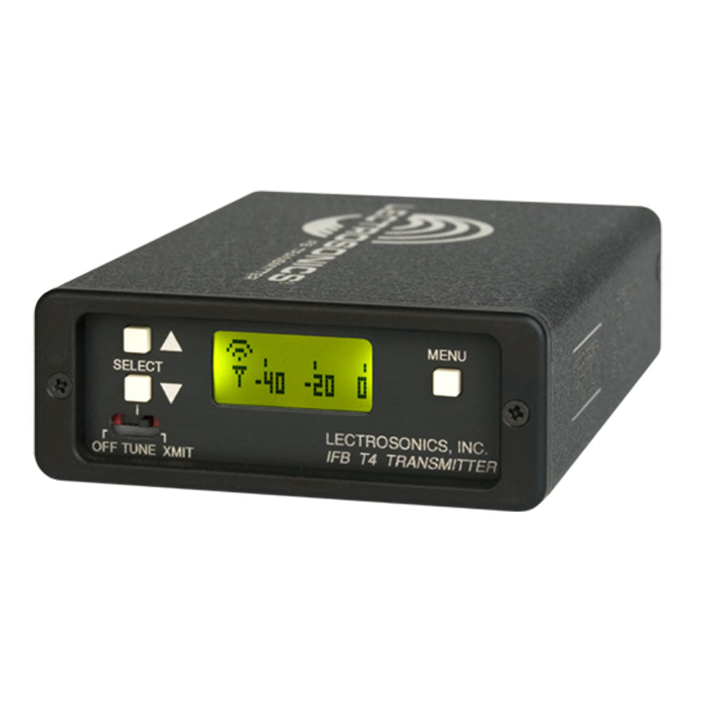 Lectrosonics IFBT4 - Frequency-Agile Compact IFB Transmitter (Block 23 / 588-607 MHz)