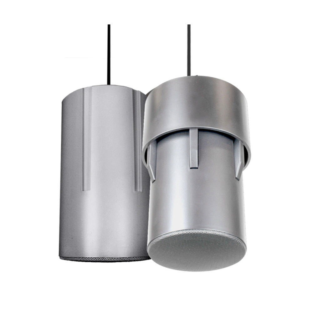 Soundtube DS31-EZ-CS-SL - Cylindrical Sleeve Hanging Loudspeaker (Silver)