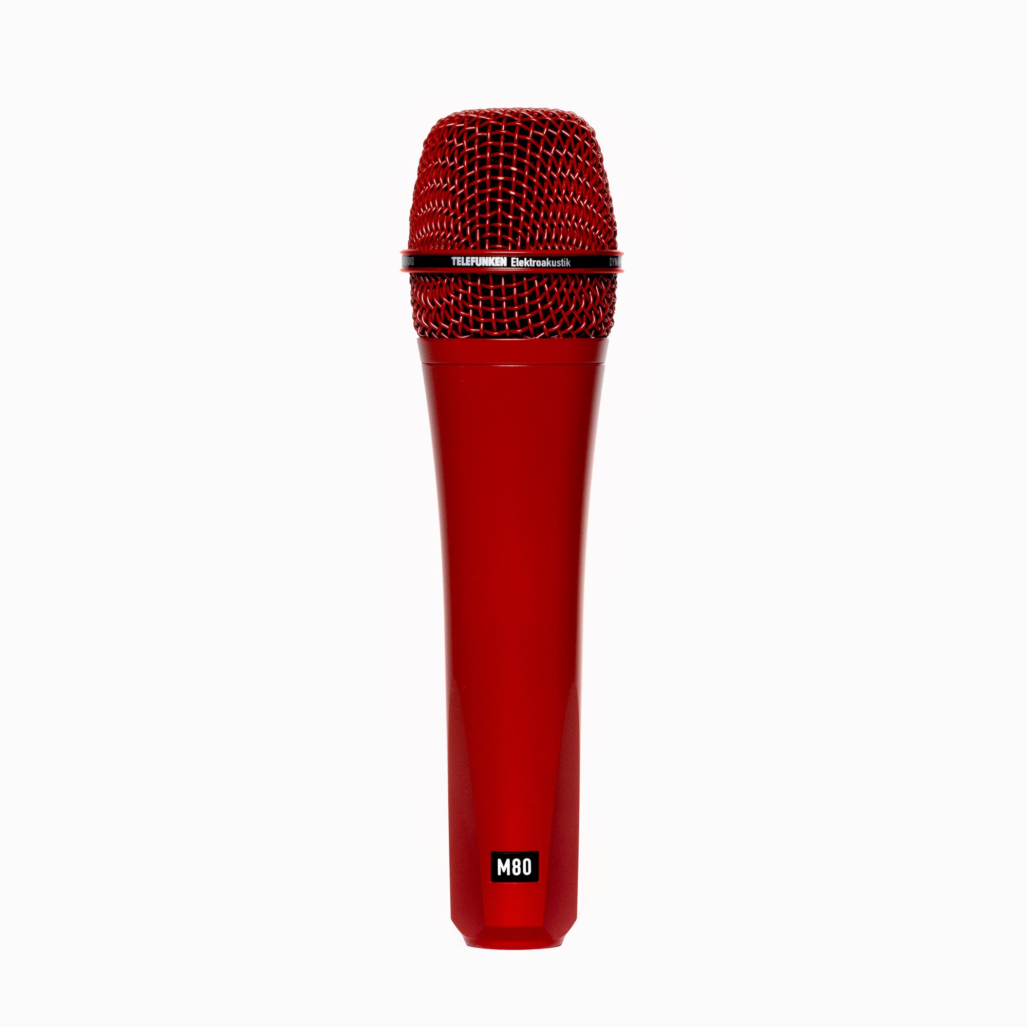 Telefunken M80 - Dynamic Handheld Vocal Microphone (Red Body / Red Grill)