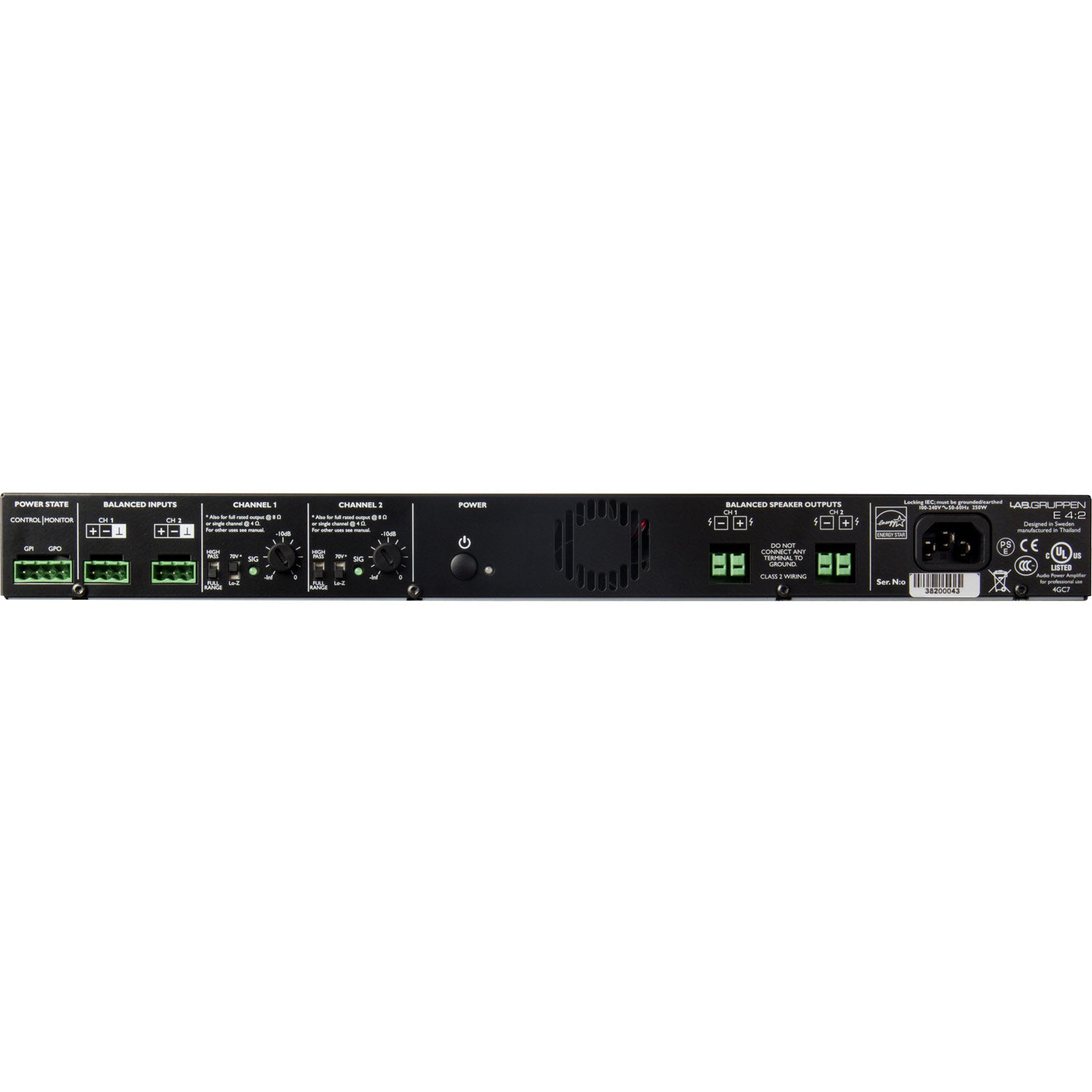 Lab Gruppen E 4:2 2-Channel Amplifier