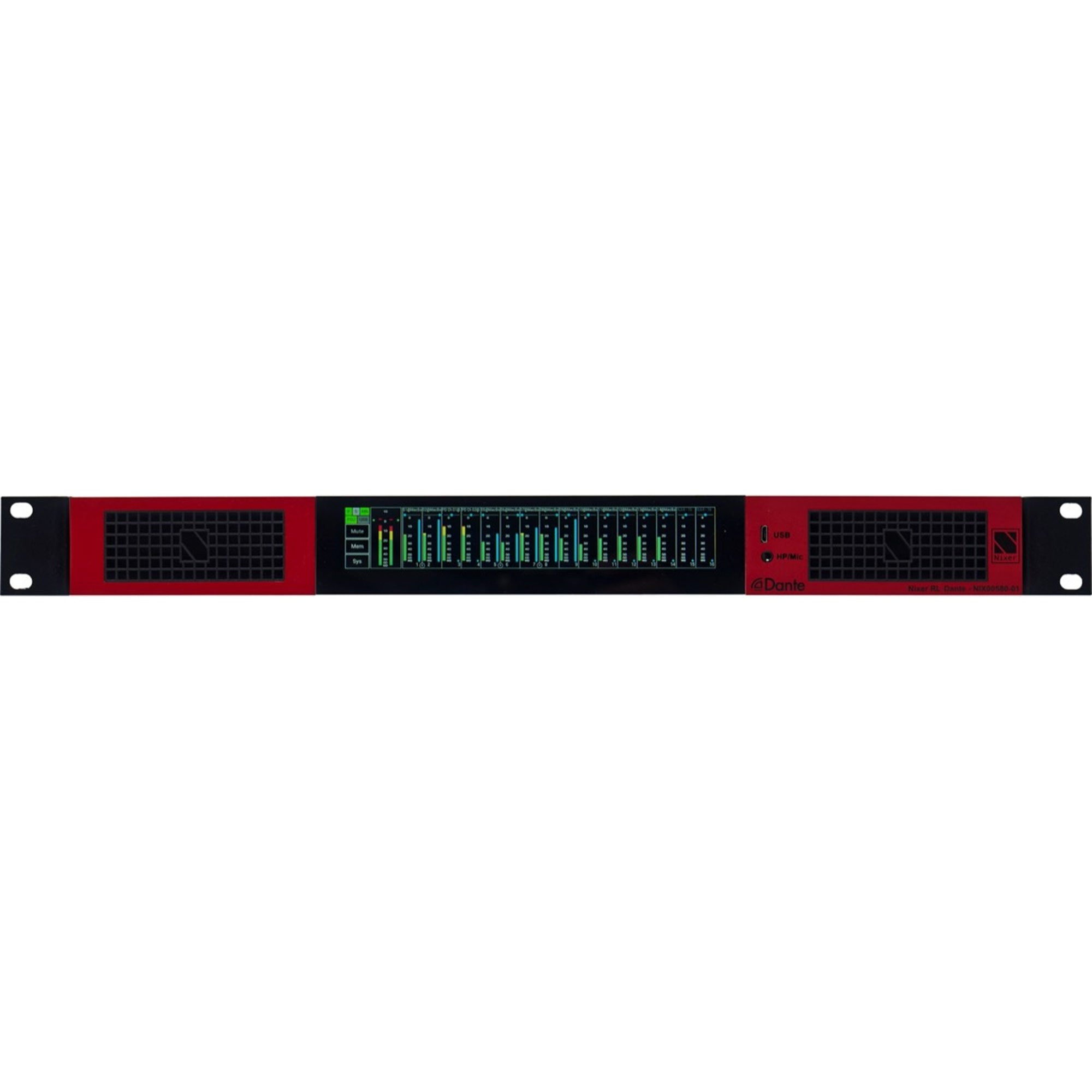 Nixer RL256 - 256-Channel Audio over IP Monitor (Dante)