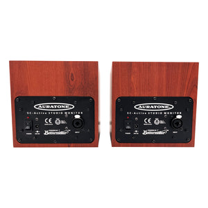 Auratone 5C Active Super Sound Cube - Full-Range Reference Monitors (Pair / Wood Grain)