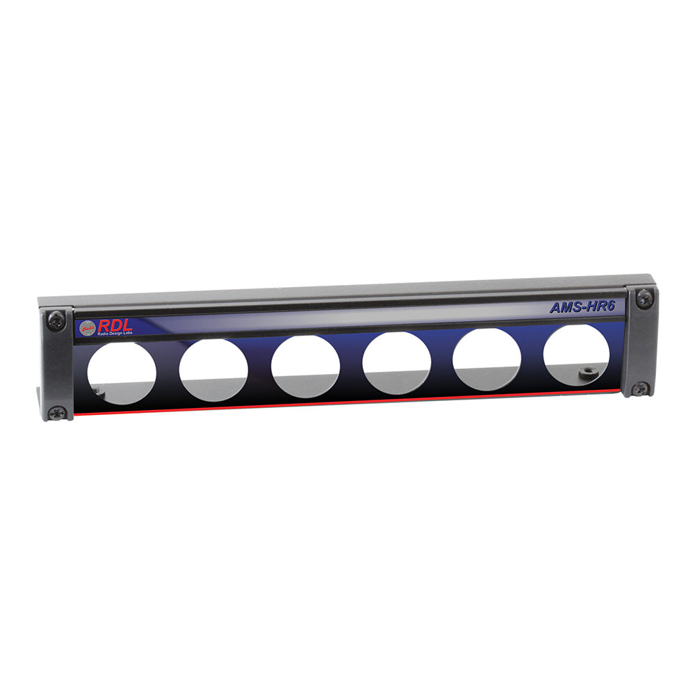RDL AMS-HR6 - Half-Rack Mounting Panel for AMS Modules