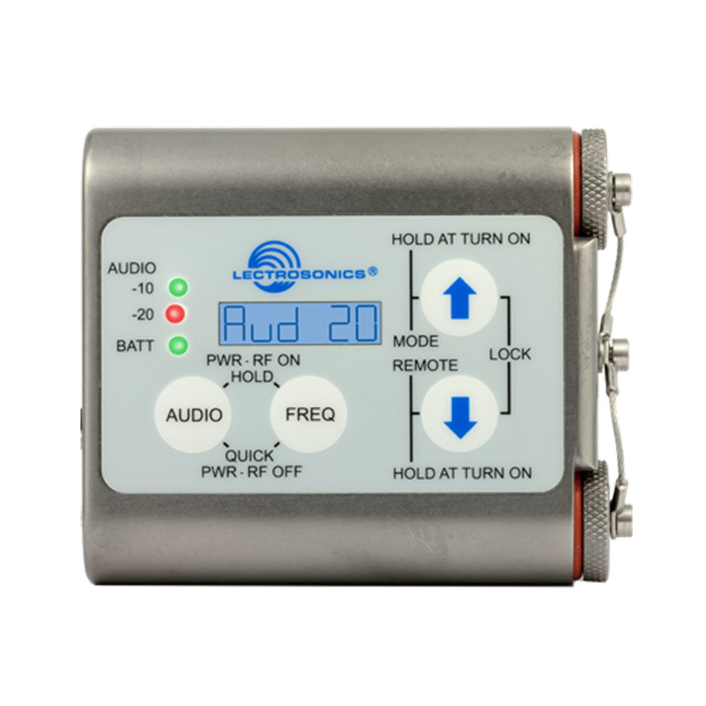 Lectrosonics WM - Watertight Digital Hybrid Wireless Beltpack Transmitter (Block 22 / 563-588 MHz)