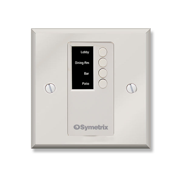 Symetrix W2 - Wall Mount IP Controller for Symetrix DSP Systems (White / Euro)
