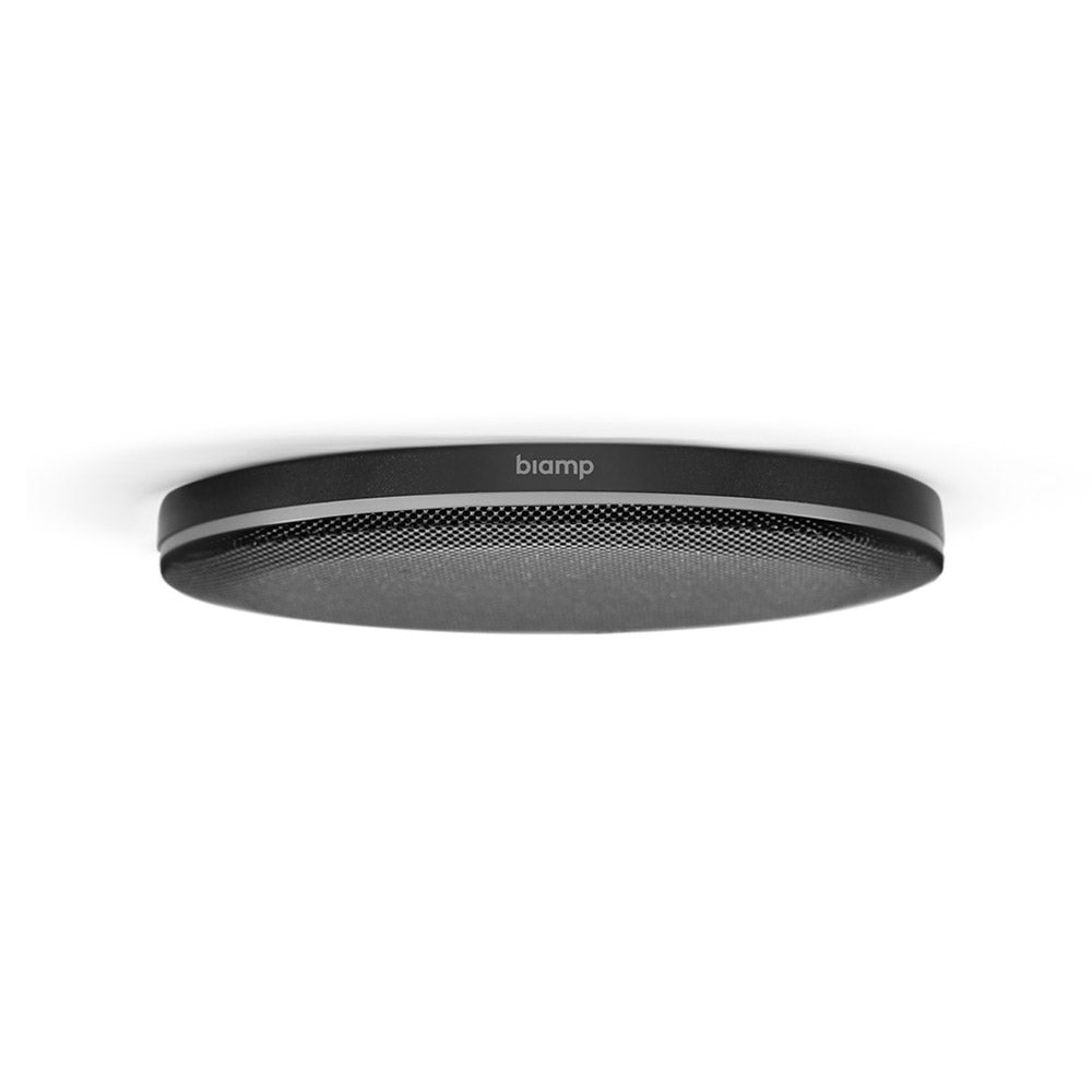 Biamp Devio Conference / Huddle Room Solution with SRC-25 Hub and TCM-XEX Black Ceiling Microphone
