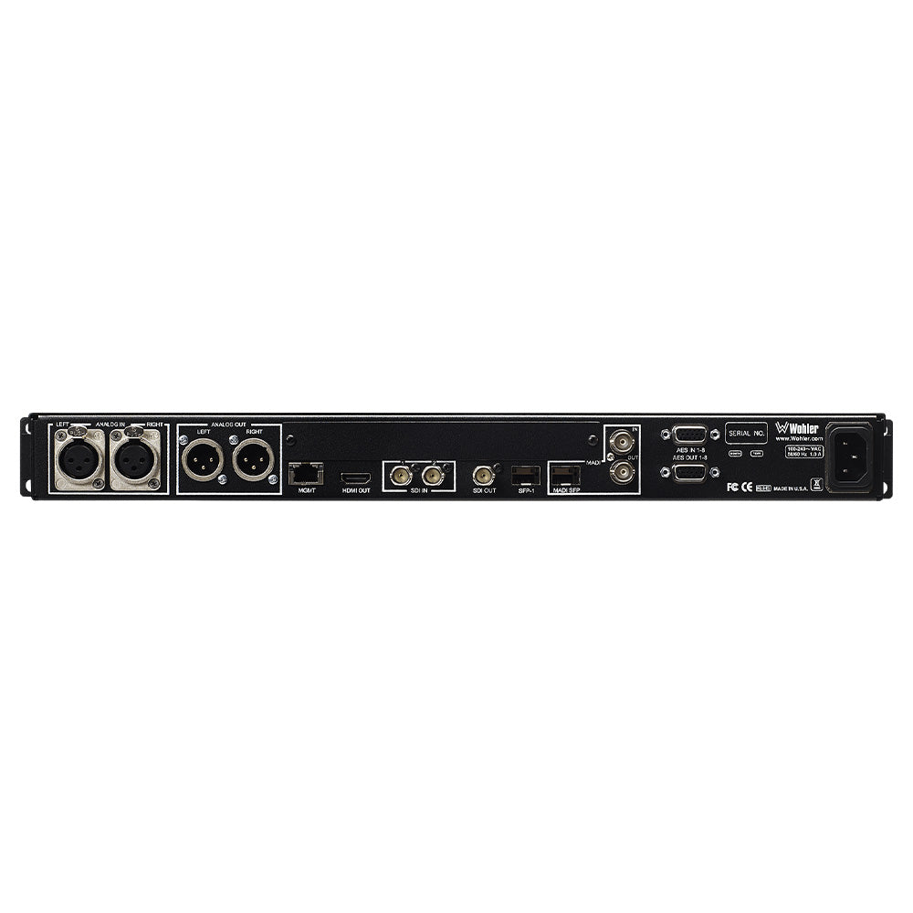 Wohler iVAM1-12G - 16-Channel 12G-SDI and Analog Audio Monitor