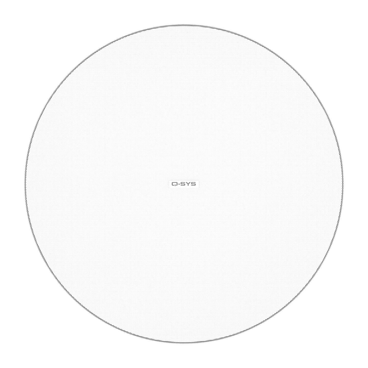 QSC AD-C6T-LPZB-WH - AcousticDesign Premium Low Profile 2-Way 6" Ceiling Speaker (White / Zero Bezel)