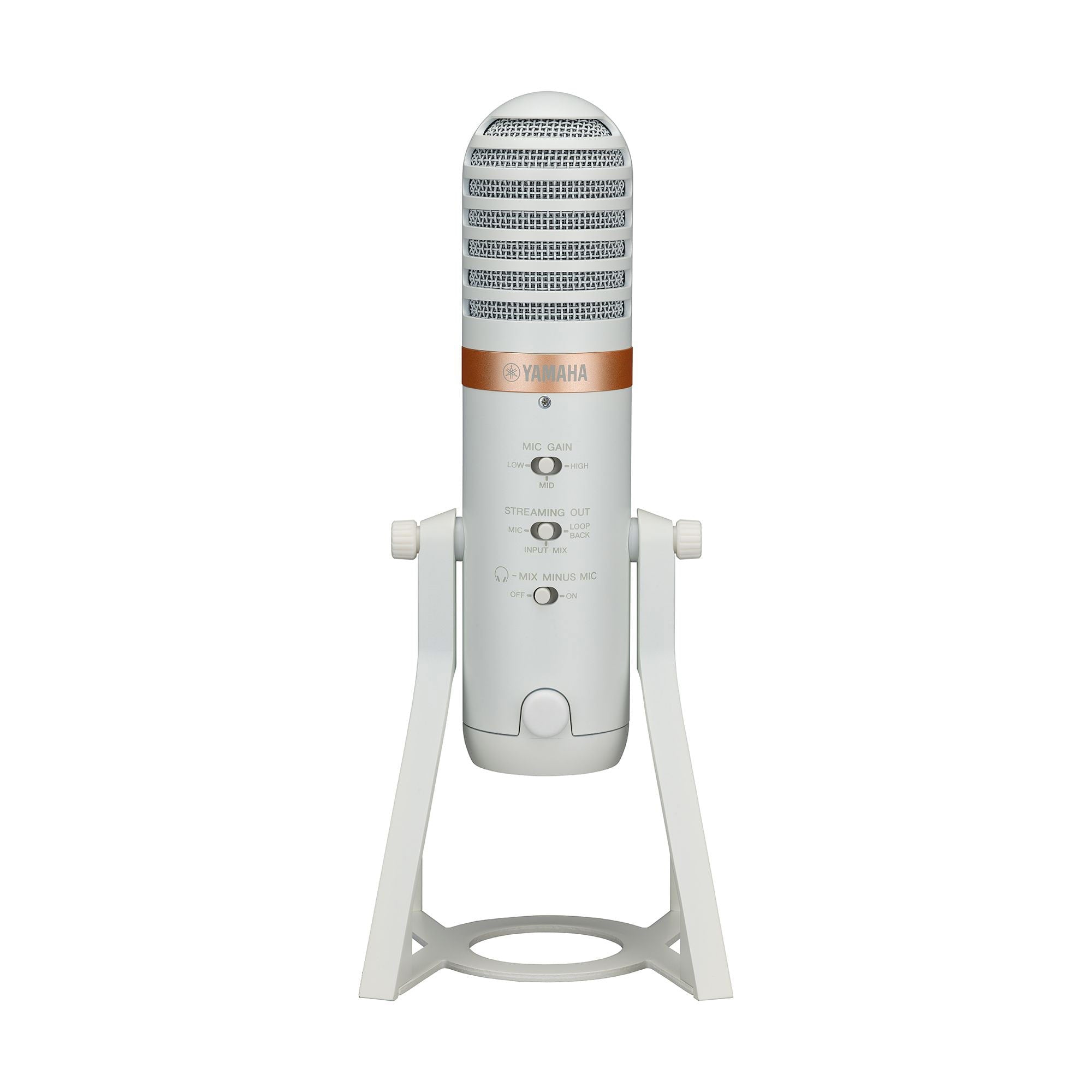 Yamaha AG01 - USB Microphone for Streaming and Podcasting (White)